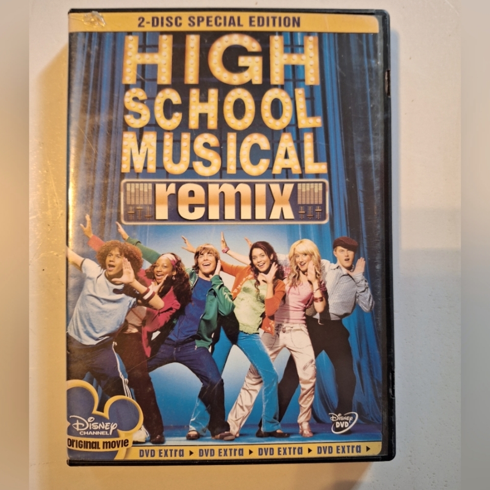 DVD 2-Disc Disney High school musical remix